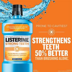 img 1 attached to 🦷 Enhance Oral Health with Listerine Anticavity Fluoride Mouthwash Strengthening