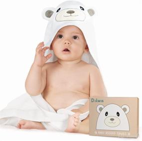 img 4 attached to Bamboo Hooded Baby Bath Towel