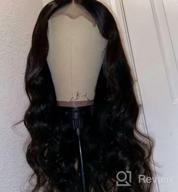img 1 attached to Get Gorgeous Curls With ALLRUN Kinky Curly Lace Front Wig - 100% Brazilian Virgin Human Hair, Pre-Plucked With Baby Hair And 150% Density, Perfect For Women (14Inch) review by Peris Holland
