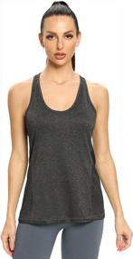 img 2 attached to Get Fit In Style: 4 Pack Vislivin Women'S Racerback Athletic Tank Tops For Running, Exercise, And Gym