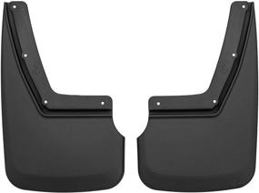 img 4 attached to 🚗 Husky Liners Mud Guards for Chevrolet Suburban 2015-2020 - Rear, Black, 2 Pcs (Part 59211)