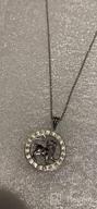 img 1 attached to Sleek Zodiac Sun Sign Pendant: Unisex Sterling Silver Jewelry with Chain review by Brandon Battaglia