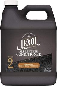 img 2 attached to 💼 Revitalize and Protect Your Leather with Lexol Leather Deep Conditioner 1 Liter Refill