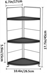 img 3 attached to Maximize Space And Beauty With KINGBERWI'S 3-Tier Counter Organizer: Ideal For Bathrooms, Kitchens, And Vanity Areas!