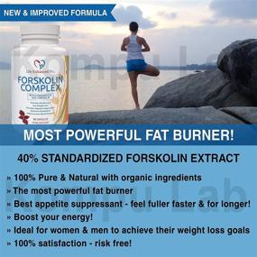 img 3 attached to 💯 100% Pure Forskolin Extract 300MG – 40% Standardized for Weight Loss, Coleus Forskohlii Diet Supplement, Belly Fat Carb Burner Pills for Women + Men, Slim Trim Lose Belly Buster – 90 Vegan Capsules: Effective Natural Weight Loss Solution!