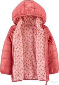 img 2 attached to 🧥 SEO-Optimized: Carter's Toddler and Baby Girls' Puffer Jacket - Simple Joys Collection