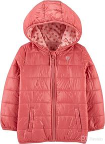 img 3 attached to 🧥 SEO-Optimized: Carter's Toddler and Baby Girls' Puffer Jacket - Simple Joys Collection