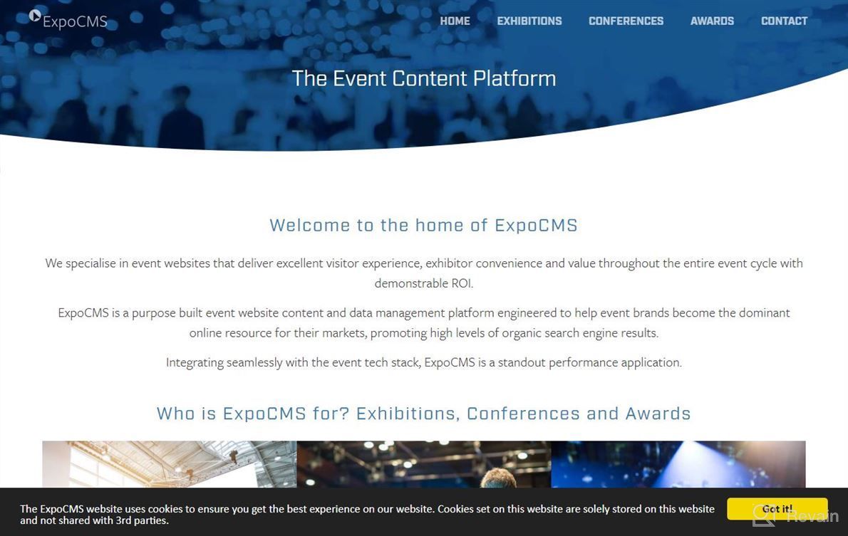 img 1 attached to ExpoCMS review by Jonathan Unruh