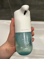 img 1 attached to Simpleway Automatic Induction Washing machine ZDXSJ02XW sensor foam soap dispenser, white/purple review by Boyan Marinov ᠌
