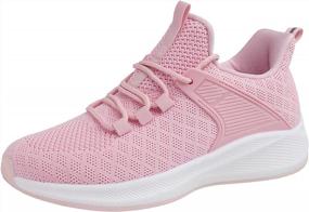 img 4 attached to Stay Active With AKK Women'S Non-Slip Workout Shoes - Lightweight And Breathable For Any Outdoor Activity