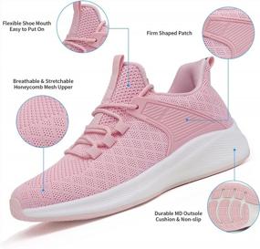 img 2 attached to Stay Active With AKK Women'S Non-Slip Workout Shoes - Lightweight And Breathable For Any Outdoor Activity