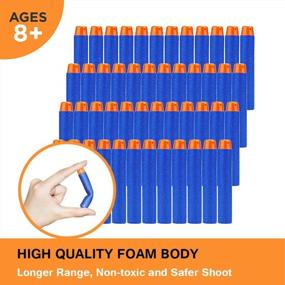 img 1 attached to 500 Pcs Refill Bullet Darts For Nerf N-Strike Elite Series Blasters Toy Gun By Wolftop