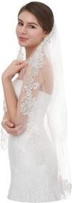 img 4 attached to 👰 EllieHouse Bridal L69IV: Elegant Accessories for Women's Wedding & Special Occasion