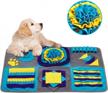 dog snuffle mat for large medium small dogs - stress release slow eat durable machine washable anti slip easy to use - distracting training natural foraging snuffling nose work for dogs¡­ logo