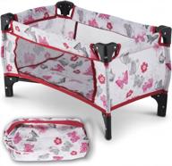 litti pritti travel crib for 18" dolls - pack and play accessory for dolls on the go logo