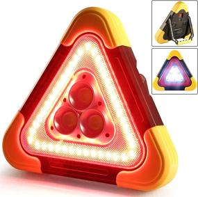 img 4 attached to ENSHUI Safety Triangle: Multifunctional Emergency LED Road Triangles for Vehicle Breakdowns