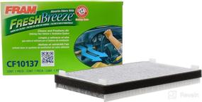 img 4 attached to 🌬️ FRAM Fresh Breeze CF10137 Cabin Air Filter Replacement with Arm & Hammer Baking Soda - Easy Install for Select Ford Vehicles