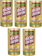 🧼 bon ami polishing cleanser powder - 14oz (5 pack) for effective cleaning and polishing логотип