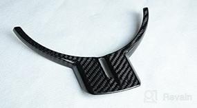 img 4 attached to Enhance Your GT86 Scion FR-S Subaru BRZ with GAZOZ PERFORMANCE Carbon Steering Wheel Molding Cover Overlay