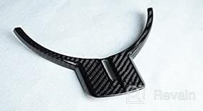 img 1 attached to Enhance Your GT86 Scion FR-S Subaru BRZ with GAZOZ PERFORMANCE Carbon Steering Wheel Molding Cover Overlay