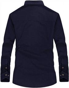 img 3 attached to Stylish And Durable Tebreux Men'S Work Shirt Jacket - Perfect For Any Occasion
