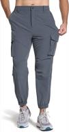 мужские водонепроницаемые брюки-карго mocoly: легкие, быстросохнущие и идеально подходят для приключений на открытом воздухе логотип