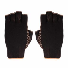 img 1 attached to Black Copper Compression Gloves - Relieve Injuries & Arthritis, Support Daily Comfort - 1 Pair (Small/Medium)