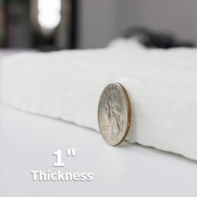 img 1 attached to Изоляционное одеяло из керамического волокна высокой плотности для всех ваших потребностей в отоплении!