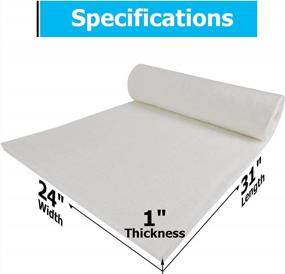 img 3 attached to Изоляционное одеяло из керамического волокна высокой плотности для всех ваших потребностей в отоплении!