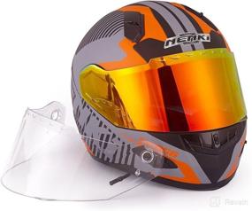 img 2 attached to NENKI Helmets NK 856 Motorcycle Approved Motorcycle & Powersports