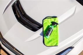 img 2 attached to ✨ Enhance Your Car's Shine with Liquid X Classic Detail Spray Combo - Includes 16oz Detail Spray & Green Xtreme Waffle Weave Microfiber Towels