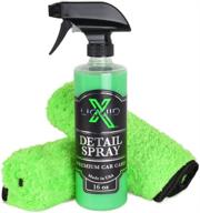 ✨ enhance your car's shine with liquid x classic detail spray combo - includes 16oz detail spray & green xtreme waffle weave microfiber towels логотип