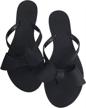 cute summer dressy sandals for women: flip-flops, jelly bow beach flat rivets rain logo