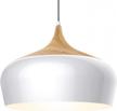 modern wood pattern ceiling lights with led bulb ideal for dining, kitchen, living & study rooms - pl1001 logo