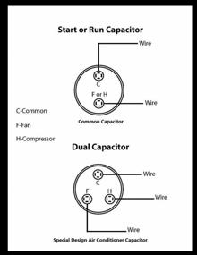 img 1 attached to 35 + 5 MFD Uf 450V Dural Run Aluminum Shell Electrolyte Capacitor For Air Conditioner Condenser, Straight Cool Or Heat Pump