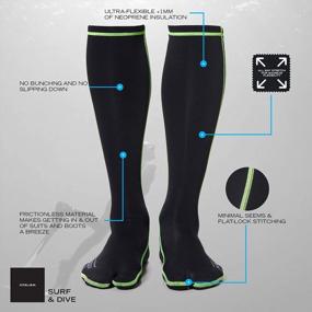 img 1 attached to WETSOX Thermals Wetsuit Socks, 1Mm Neoprene For Extra Warmth