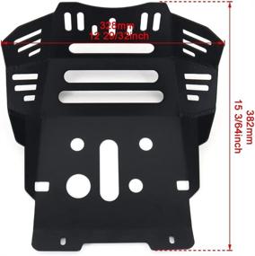 img 2 attached to 🏍️ Xitomer 4mm Skid Bash Plate for CRF300L 2021 2022- Ultimate Motorcycle Under Guard