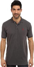 img 2 attached to 👔 U S Polo Assn Interlock Heather Shirts: Sleek and Stylish Men's Clothing Collection