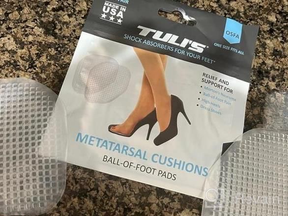 img 1 attached to Relieve And Prevent Ball Of Foot Pain With Tuli'S Metatarsal Cushions - Soft Gel Inserts, One Size Fits All! review by Jermaine Batista