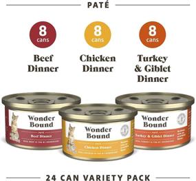 img 2 attached to 🐱 Wonder Bound Wet Cat Food: Grain-Free Pate for Cats, 3 oz (Pack of 24) - Amazon Brand