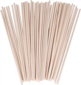 img 4 attached to Crafting With Ease: 50-Piece Senkary Wooden Dowel Rods 1/4 X 12 Inches, Perfect For Woodworking Projects