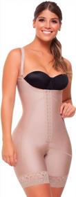 img 4 attached to Формирователь тела Fajitex Colombian Shapewear без бретелек со средней компрессией и двунаправленной технологией — стиль 011541