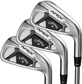 img 4 attached to Callaway Golf 2021 Apex Irons Set - Right Handed Clubs For Men And Women.