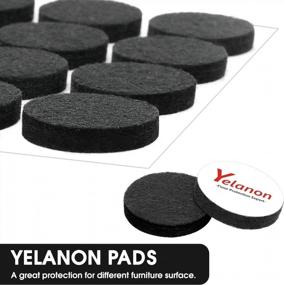 img 3 attached to Felt Furniture Pads -321 Pcs Furniture Pads Hardwoods Floors Self Adhesive, Cuttable Felt Chair Pads , Anti Scratch Floor Protectors For Furniture Feet Chair Legs , Furniture Felt Pads , Black