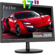 feihe computer 1920x1200 speakers mounting 17", 60hz, built-in speakers, portable, tilt adjustment, wall mountable, fh-17 in, hd logo