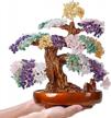 natural tree of life gemstones - chakra crystal bonsai feng shui money tree with healing properties and luck - 1,251 gemstones - 14 inches logo