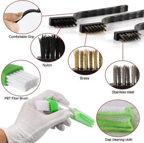 img 2 attached to Amiss 11 Pieces Car Detailing Brush Set