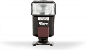 img 3 attached to Мощная автоматическая вспышка Ultimaxx со светодиодной подсветкой для видеосъемки для цифровых зеркальных камер со стандартным горячим башмаком, совместимая с Canon, Nikon, Panasonic, Olympus, Pentax и др.