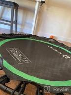 img 1 attached to DARCHEN 350Lbs Rebounder Mini Trampoline For Adult, Indoor Small Trampoline For Exercise Workout Fitness, Upgrade Design Bungee Trampoline For Safer Quieter Bounce [40 Inches] review by Jason Stokes