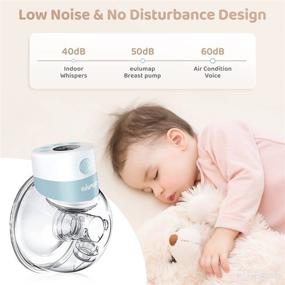 img 3 attached to 🤱 Double Wearable Electric Breast Pump: Hands-Free & Low Noise, 2 Modes & 9 Levels, LCD Display, Rechargeable, In-Bra Design - 24mm